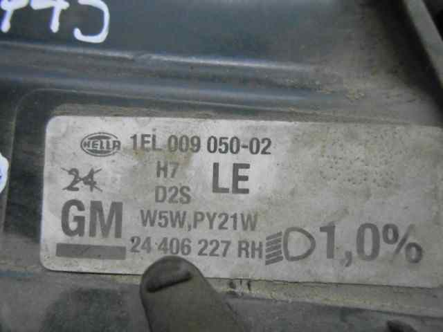  faro derecho   opel omega b design edition berlina 2.5 turbodiesel (x 25 td / u 25 td / l93)