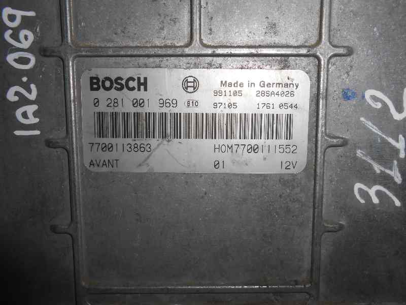  centralita motor uce   renault megane i fase 2 berlina (ba0) 1.9 d authentique 1.9 dti diesel