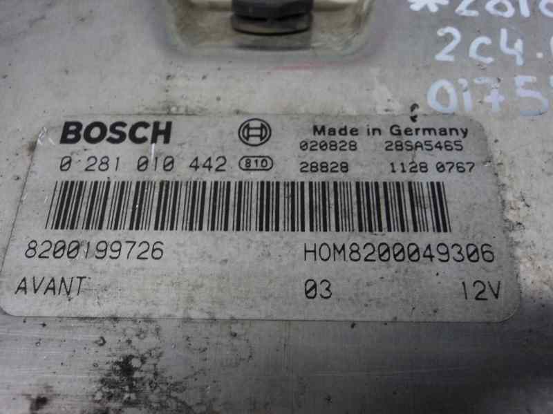  centralita motor uce   renault scenic (ja..) 1.9 dci authentique 1.9 dti diesel