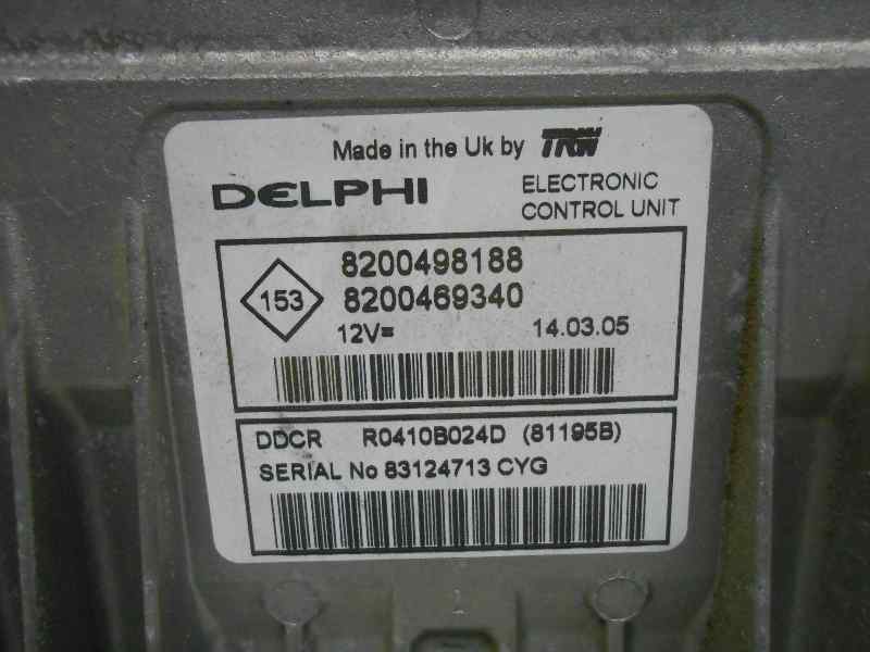  centralita motor uce   renault megane ii berlina 3p confort authentique 1.5 dci diesel