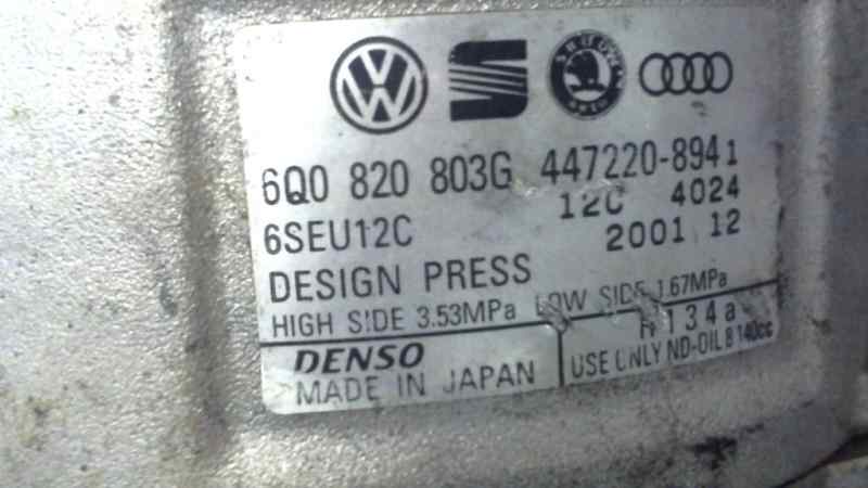  compresor aire acondicionado   seat ibiza (6l1) reference 1.2 12v