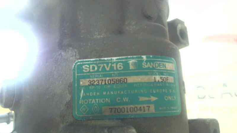  compresor aire acondicionado   renault kangoo (f/kc0) alize 1.9 diesel