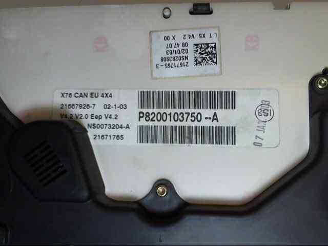  cuadro instrumentos   renault kangoo (f/kc0) authentique 1.5 dci diesel