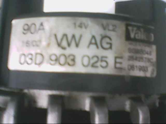  alternador   volkswagen polo (9n1) conceptline 1.2 12v