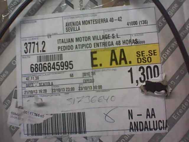  elevalunas trasero derecho   fiat recambio original . .
