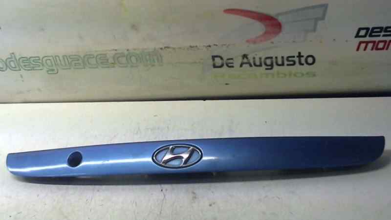  moldura piloto matricula   hyundai accent (lc) gl 4p 1.3 cat