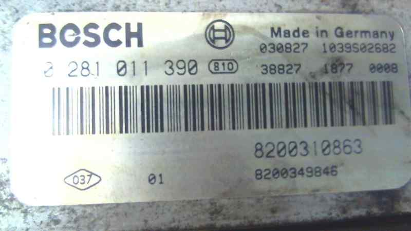  centralita motor uce   renault megane ii berlina 5p confort dynamique 1.9 dci diesel