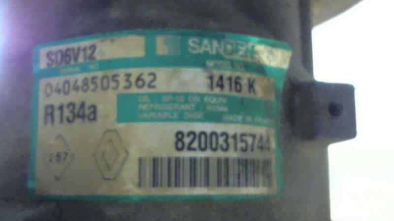  compresor aire acondicionado   renault kangoo (f/kc0) authentique 1.5 dci diesel