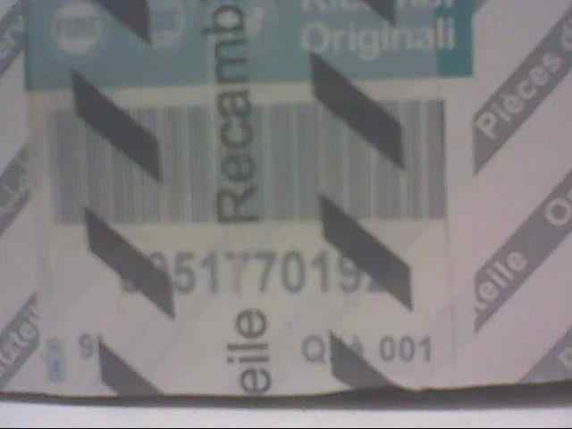  piloto matricula   fiat recambio original . .