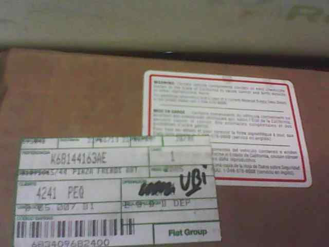  pastillas de freno   fiat recambio original . .