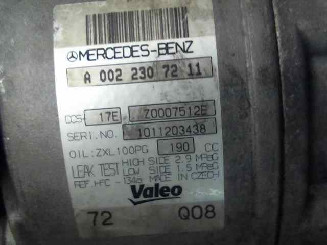  compresor aire acondicionado   mercedes sprinterii caja cerrada (desde 01.06) 310/313/316 cdi (906.631/633/635/637) 2.1 cdi cat