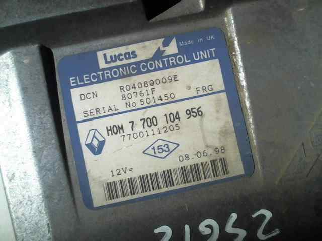  centralita motor uce   renault clio ii fase i (b/cbo) 1.9 d 1.9 diesel