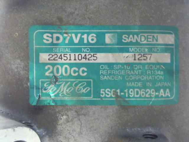  compresor aire acondicionado   ford fiesta (cbk) daytona 1.6 tdci cat