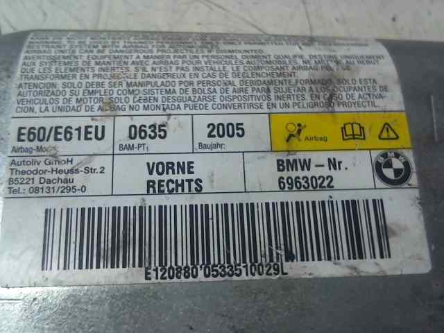  airbag lateral derecho   bmw serie 5 berlina (e60) 520i 2.2 24v cat