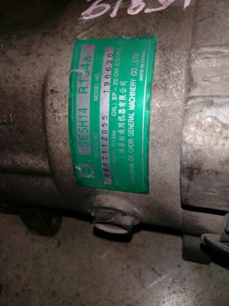  compresor aire acondicionado   nissan atleon  110