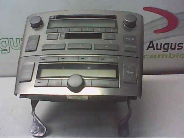  sistema audio / radio cd   toyota avensis berlina (t25) 2.0 d4-d executive sedan (4-ptas) 2.0 turbodiesel cat