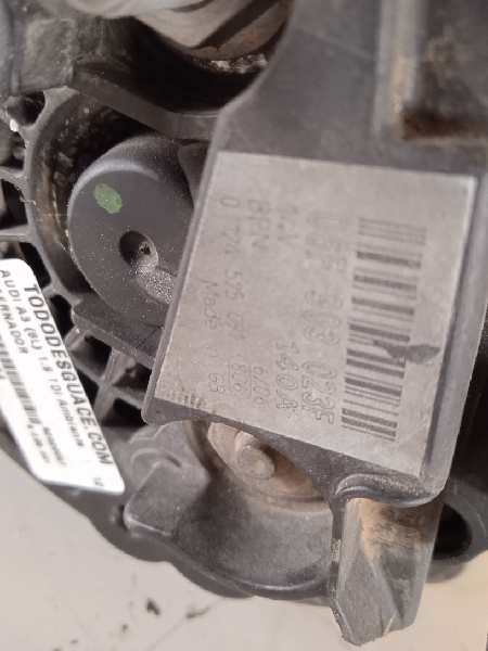  alternador   audi a3 (8l) 1.9 tdi ambiente 1.9 tdi