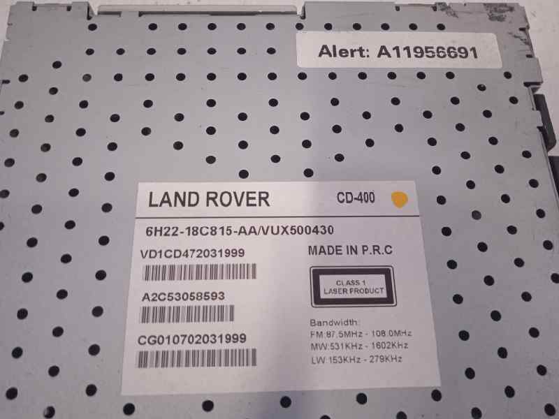 sistema audio / radio cd   land rover discovery (...) v6 td hse 2.7 td v6 cat