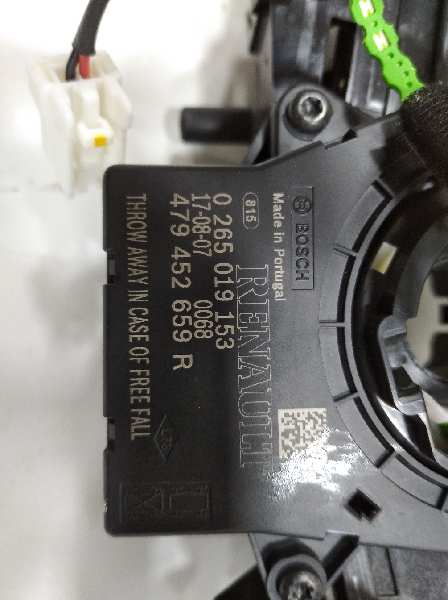  anillo airbag y mando multifuncion   dacia sandero laureate 1.5 dci diesel fap cat