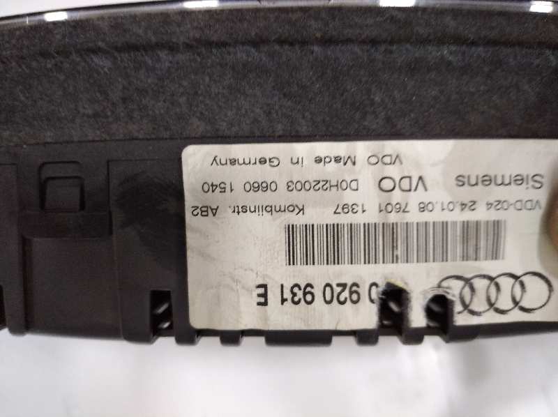  cuadro instrumentos   audi a3 sportback (8p) 2.0 tdi ambiente 2.0 tdi