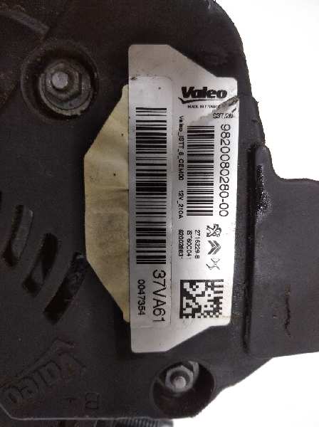  alternador   peugeot 3008 access 1.6 hdi fap