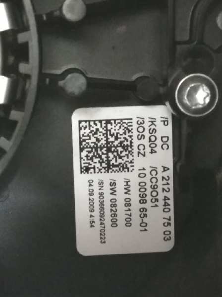  anillo airbag y mando multifuncion   mercedes clase e (w212) lim. 220 cdi blueefficiency (212.002) 2.1 cdi cat