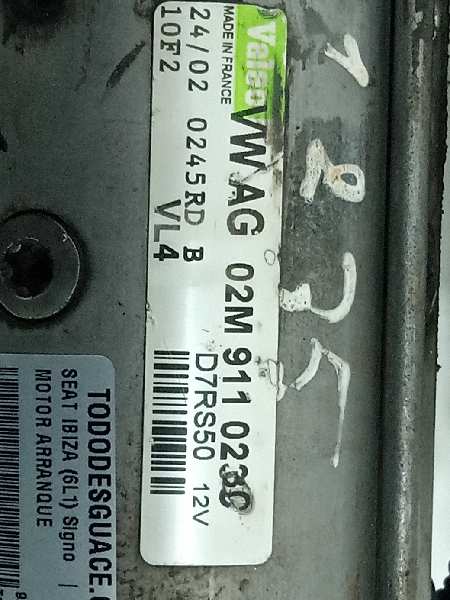  motor arranque   seat ibiza (6l1) signo 1.9 tdi