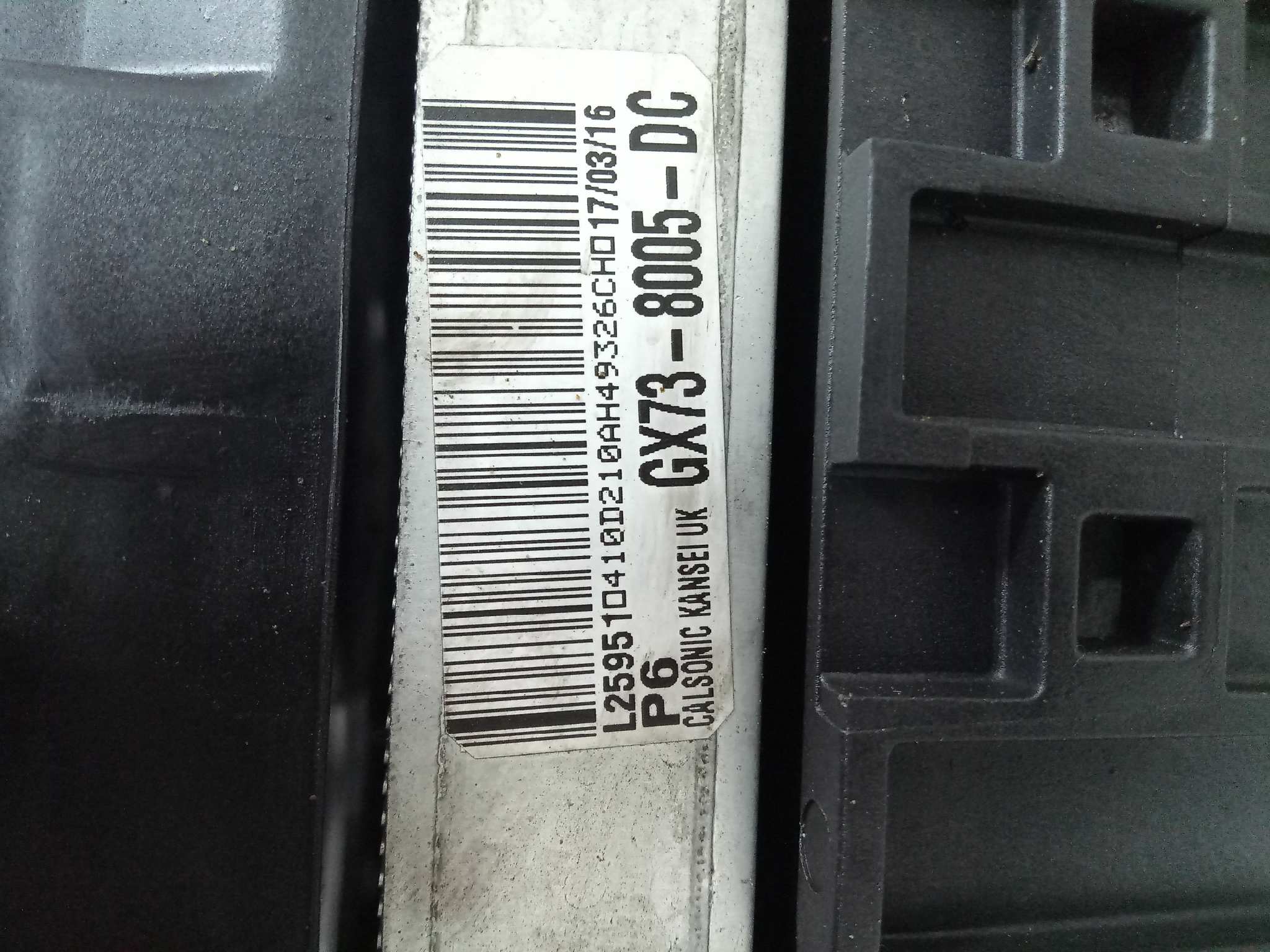  conjunto radiadores   jaguar xf portfolio 2.0 diesel cat