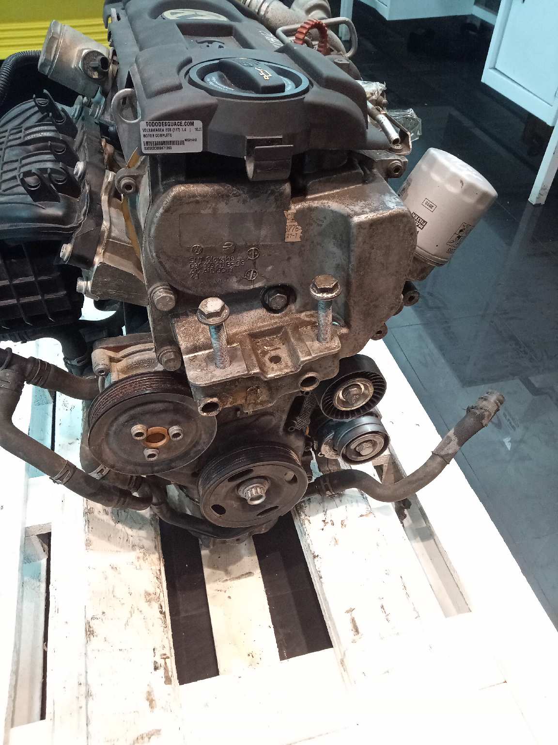  motor completo   volkswagen eos (1f7) 1.4 1.4 16v tsi