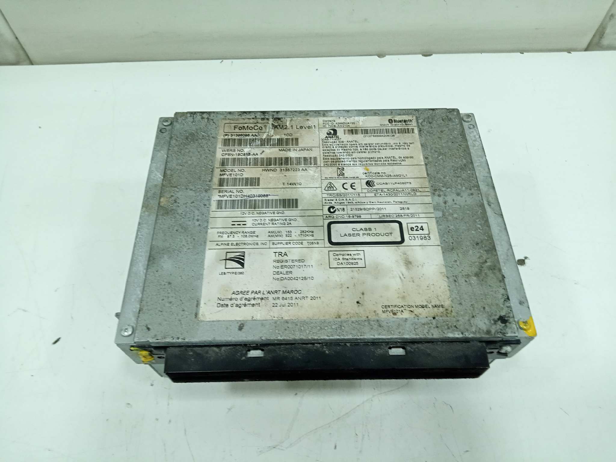  sistema audio / radio cd   volvo v40 r-design kinetic 1.6 diesel cat