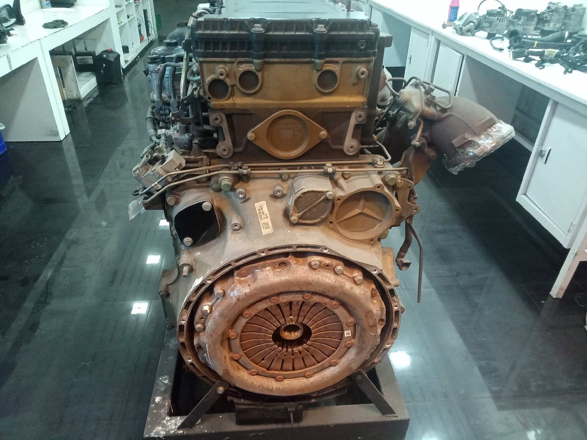  motor completo   mercedes antos bm 963.xxx 2-achser 18xx 4x2 om470 szm m classicspace 10.7 r6 diesel (om 470)