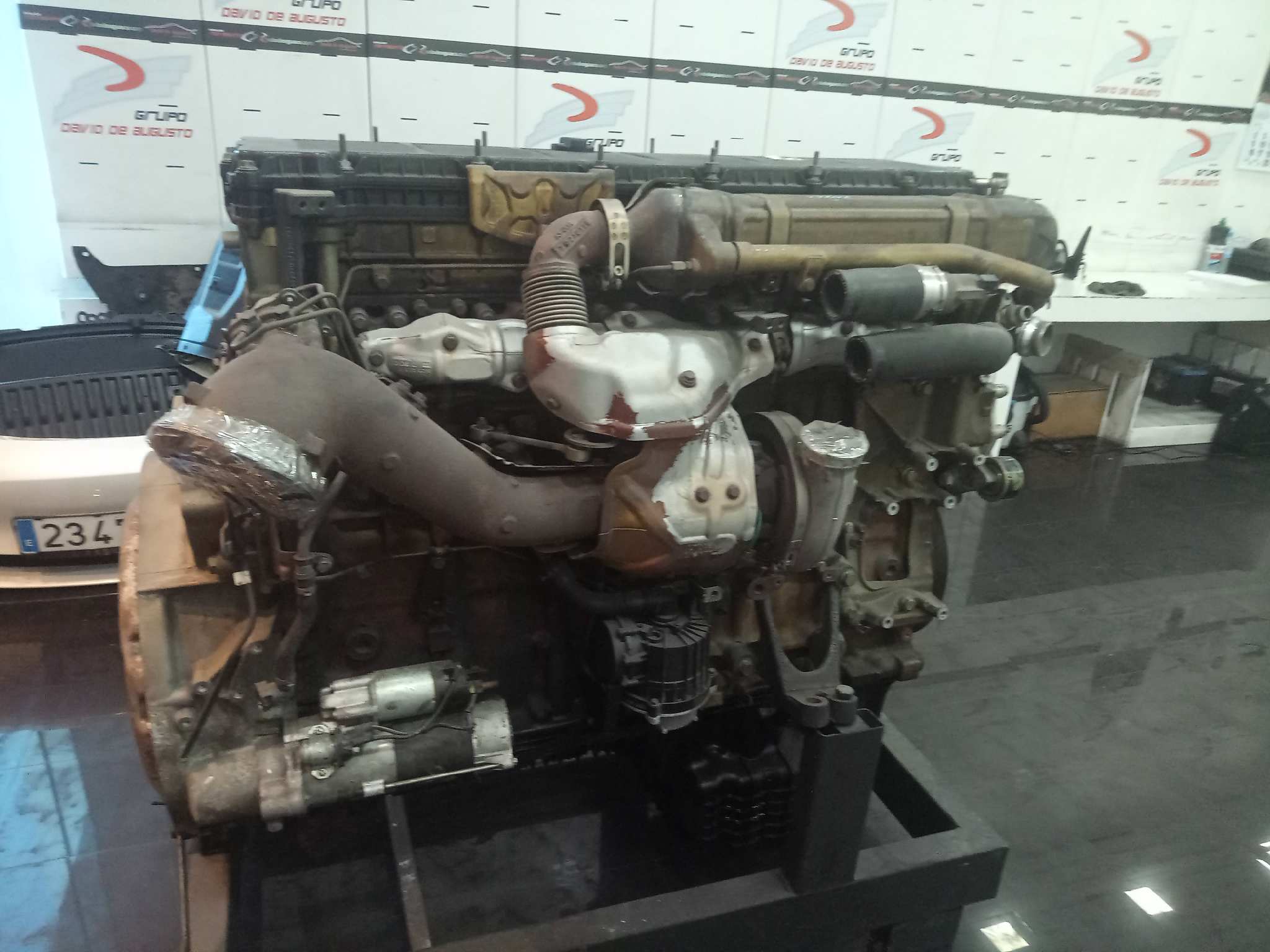  motor completo   mercedes antos bm 963.xxx 2-achser 18xx 4x2 om470 szm m classicspace 10.7 r6 diesel (om 470)