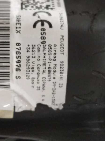  airbag delantero izquierdo   peugeot 3008 access 1.6 hdi fap