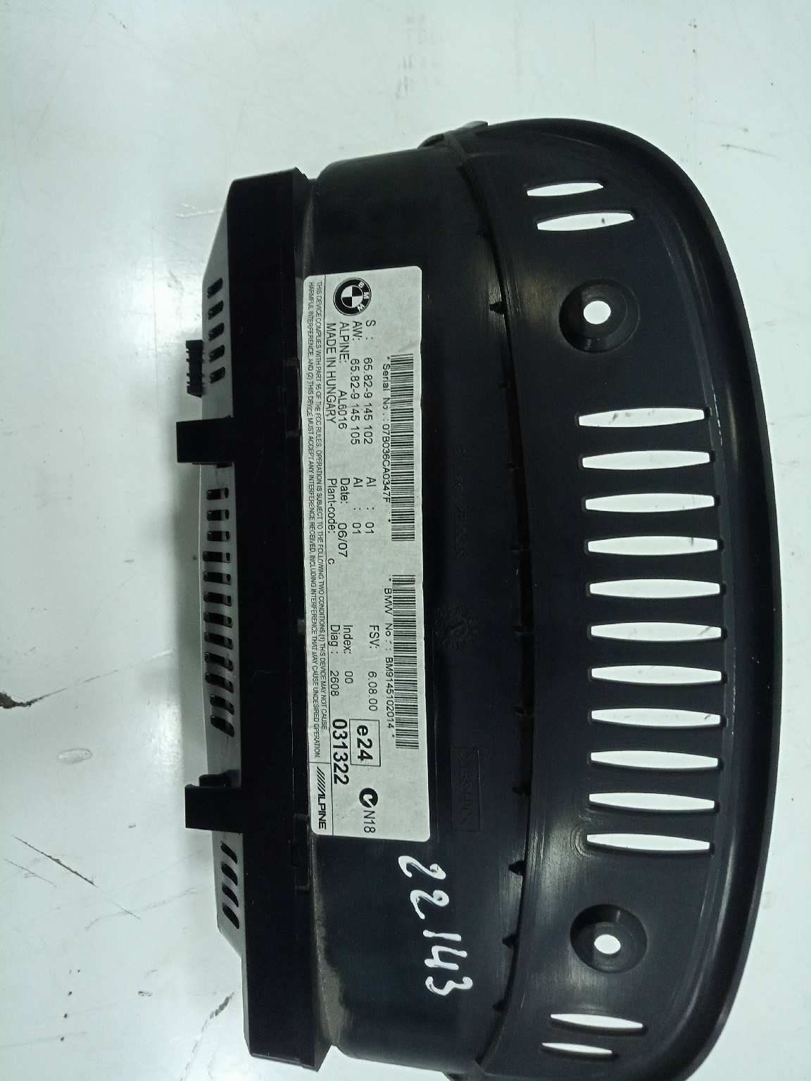 pantalla multifuncion   bmw serie 5 touring (e61) 530d 3.0 turbodiesel cat