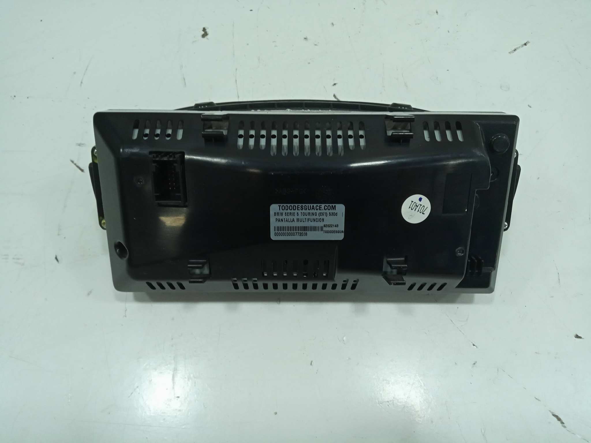  pantalla multifuncion   bmw serie 5 touring (e61) 530d 3.0 turbodiesel cat