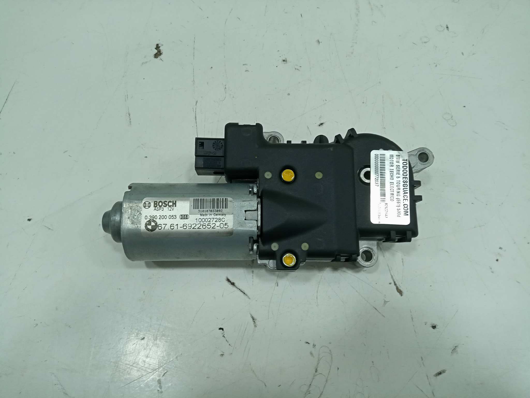  motor techo electrico   bmw serie 5 touring (e61) 530d 3.0 turbodiesel cat
