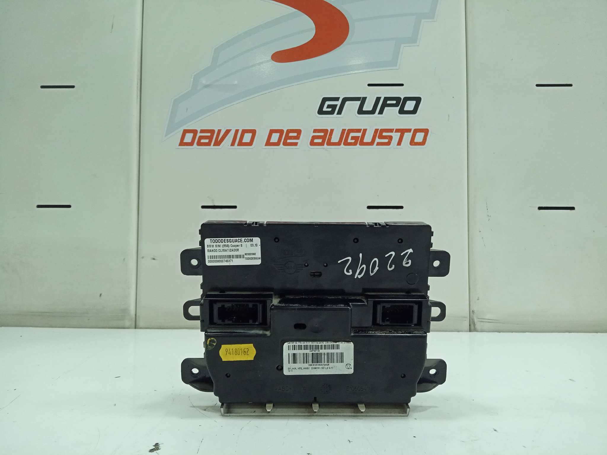  mando climatizador   bmw mini (r56) cooper s 1.6 16v