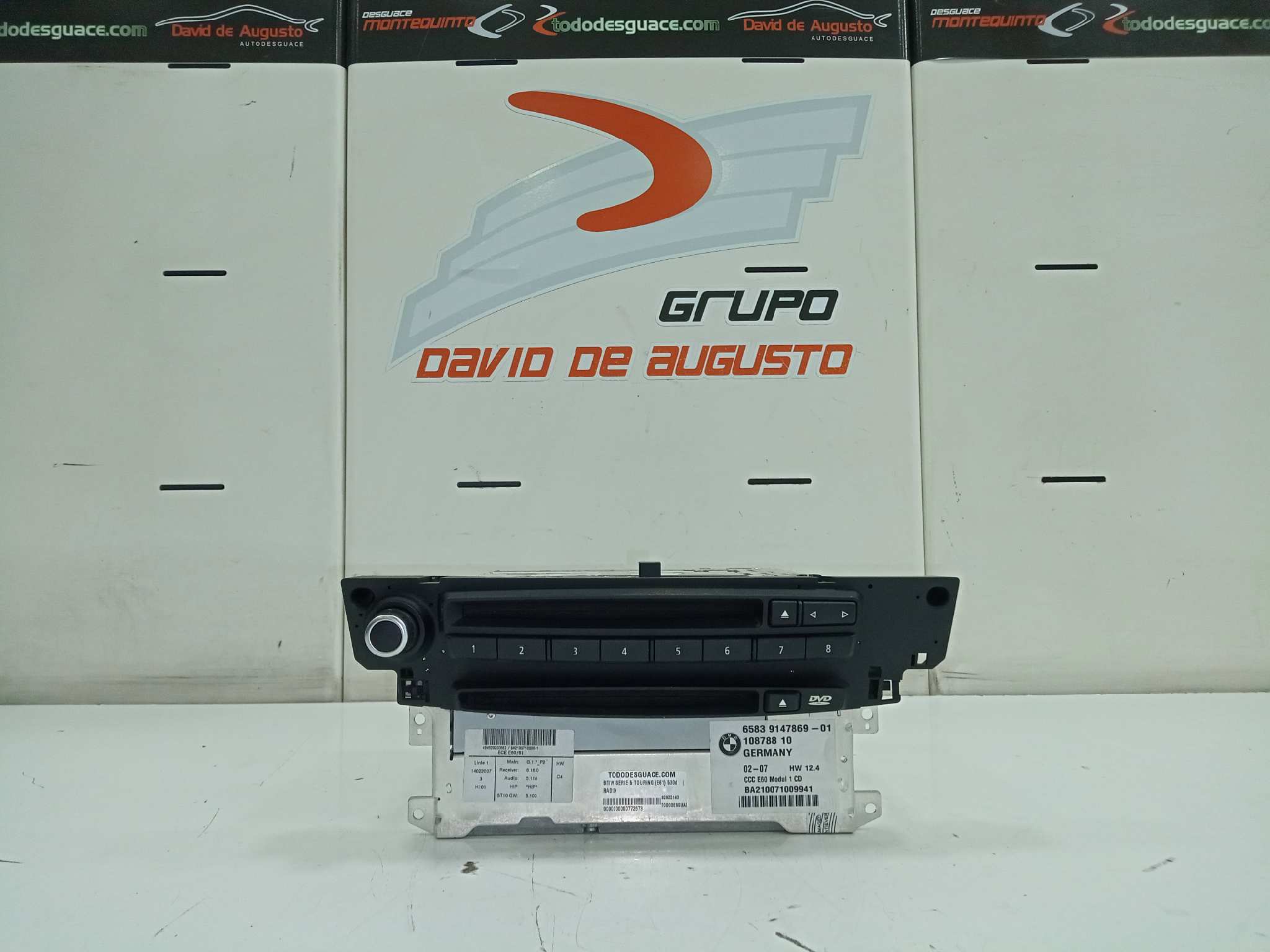  radio   bmw serie 5 touring (e61) 530d 3.0 turbodiesel cat