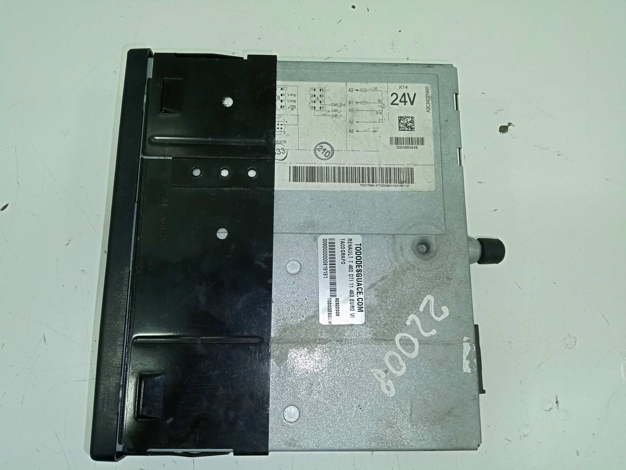  tacografo   renault t 460 dti 11 460 euro vi 10837