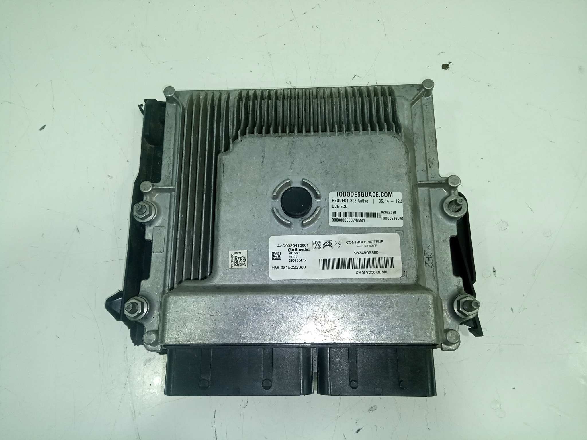  uce ecu   peugeot 308 active 1.2 12v e-thp