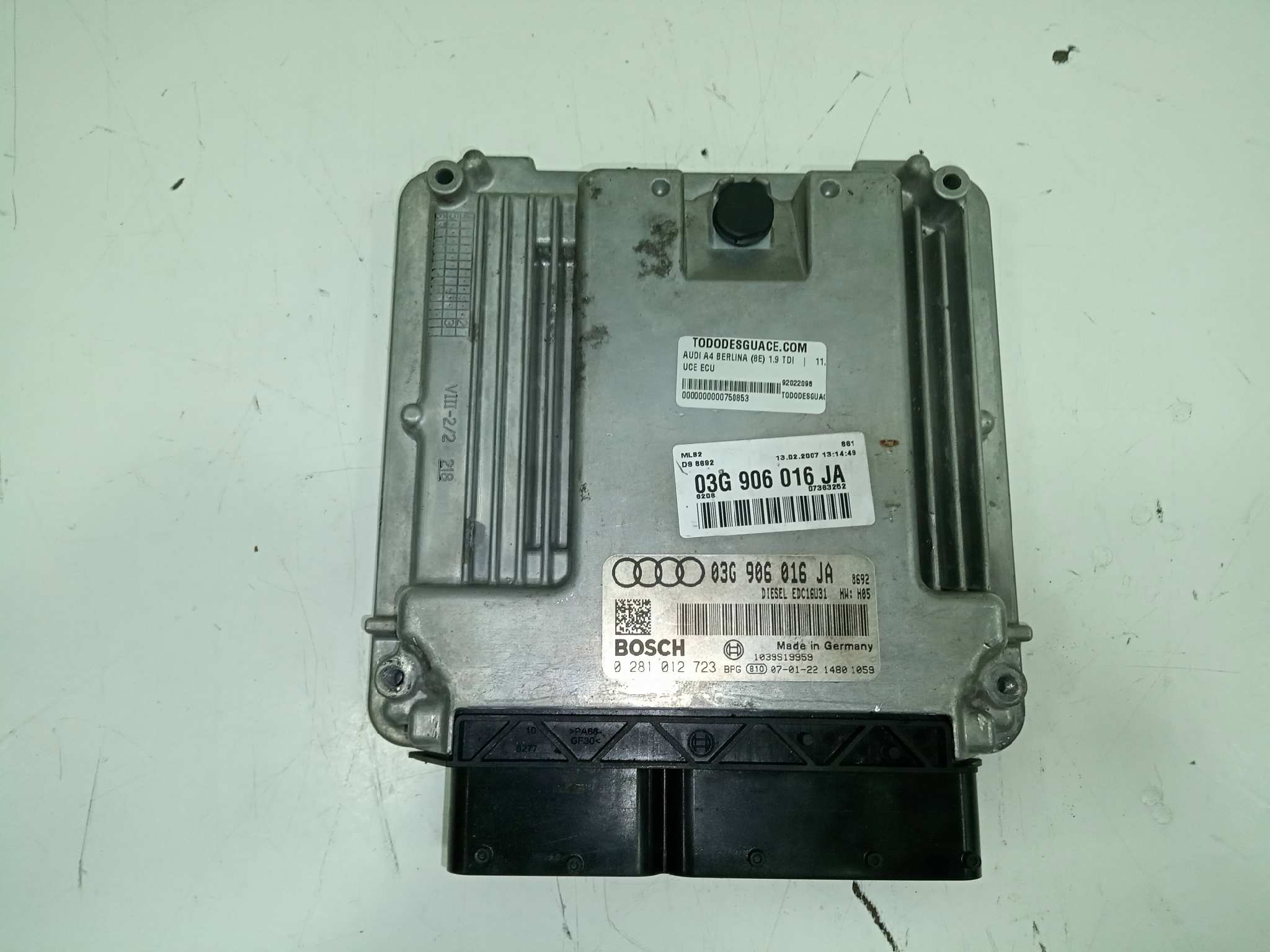  uce ecu   audi a4 berlina (8e) 1.9 tdi 1.9 tdi
