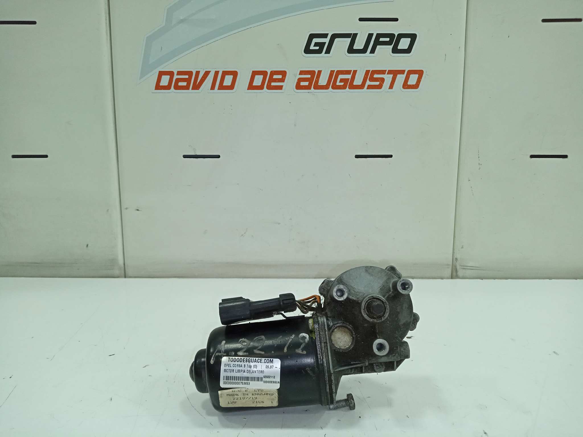  motor limpia delantero   opel corsa b top (e) 1.4 cat (2h6)