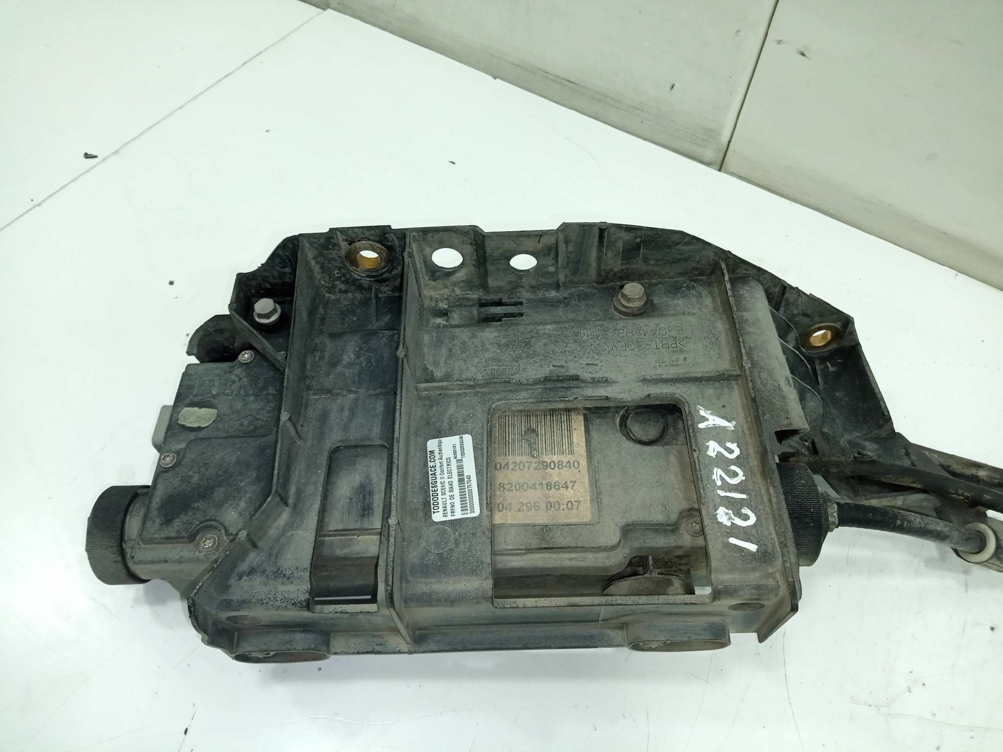  freno de mano electrico   renault scenic ii confort authentique 1.5 dci diesel