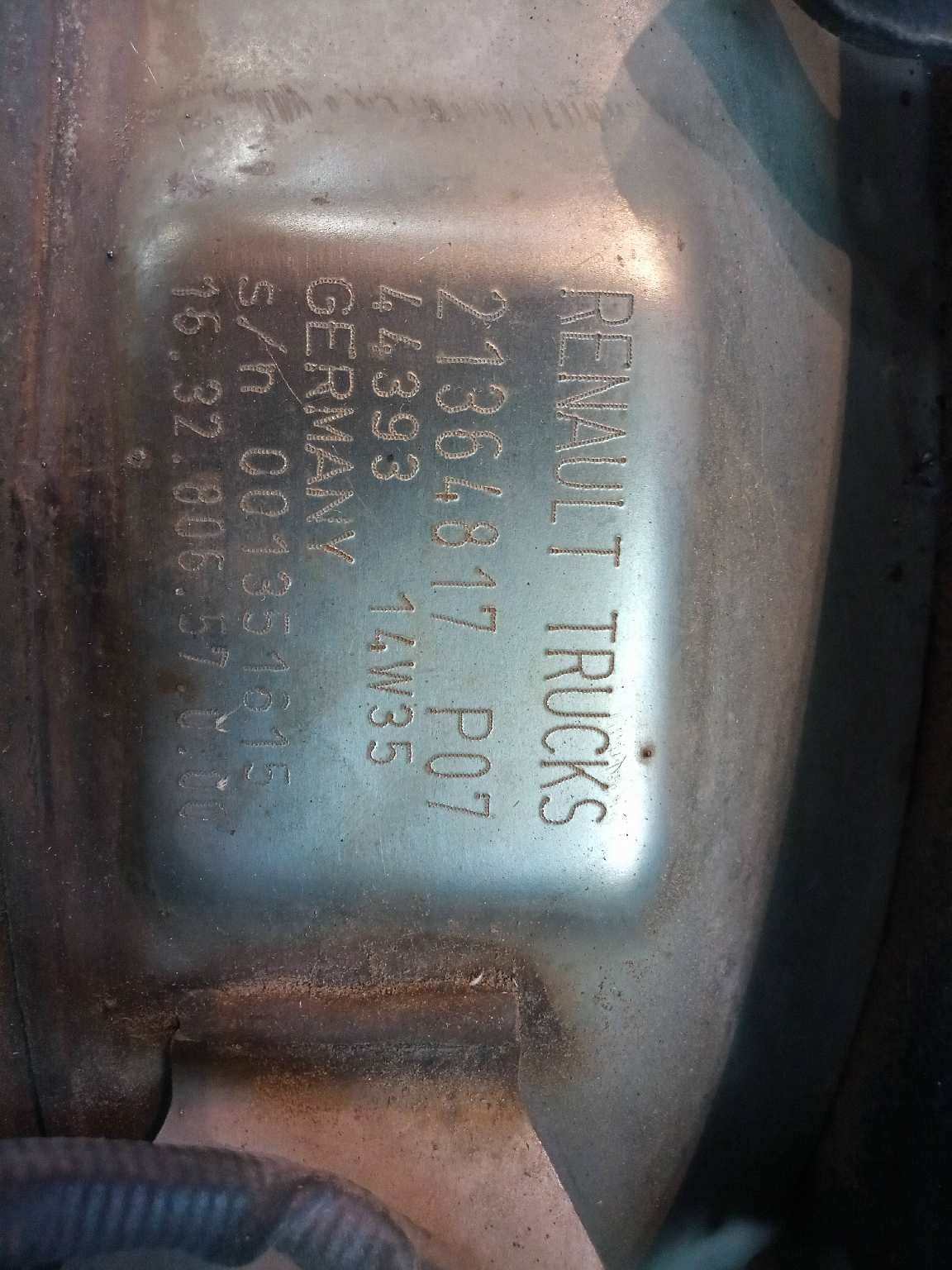  catalizador   renault t 460 dti 11 460 euro vi 10837