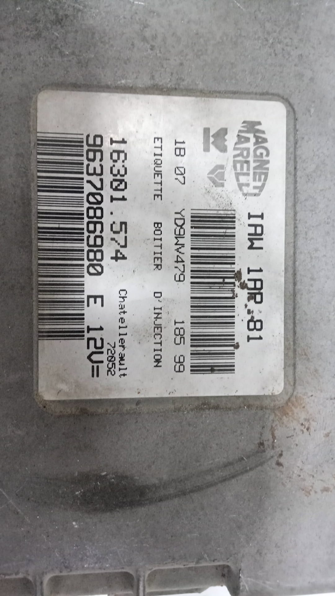 Centralita motor uce peugeot 206 berlina