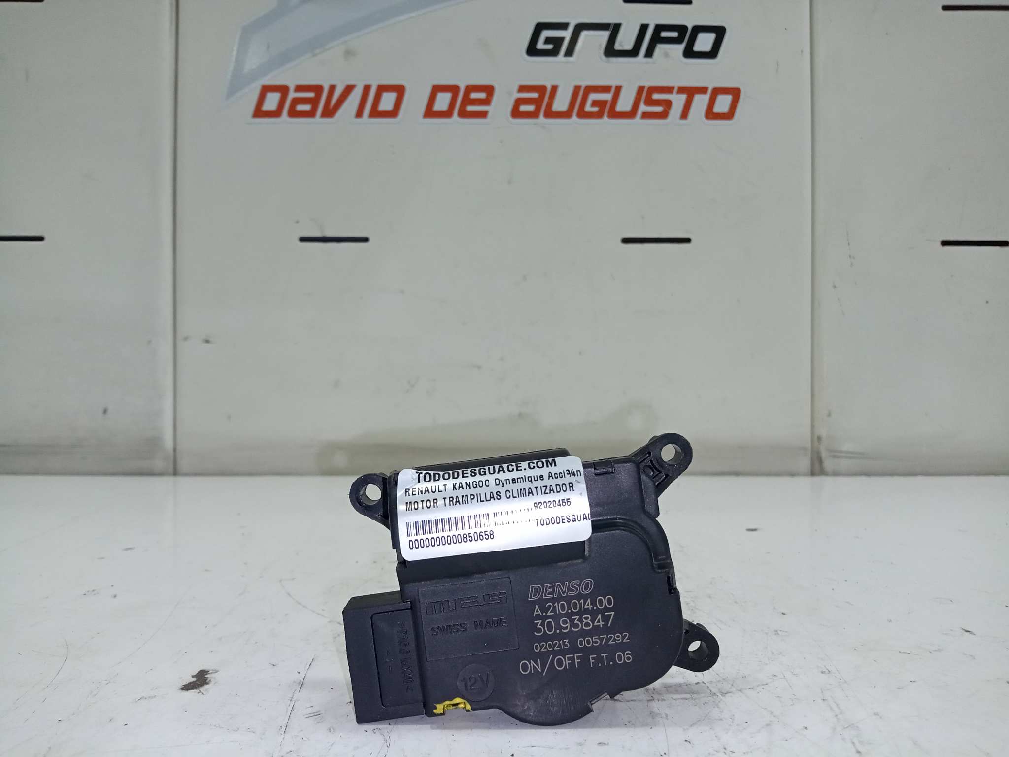  motor trampillas climatizador   renault kangoo dynamique accion especial 1.5 dci diesel fap