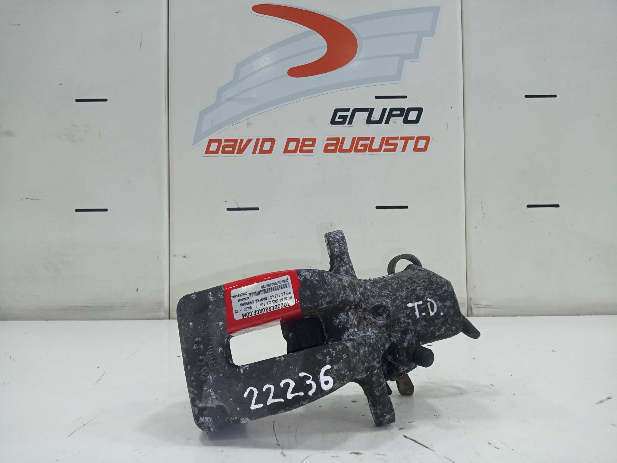 pinza freno trasera derecha   audi a8 (d2) 2.5 tdi 2.5 v6 24v tdi