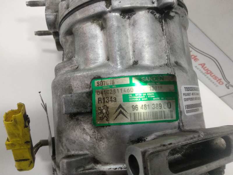  compresor aire acondicionado   peugeot 407 st confort 2.0 16v hdi cat (rhr / dw10bted4)