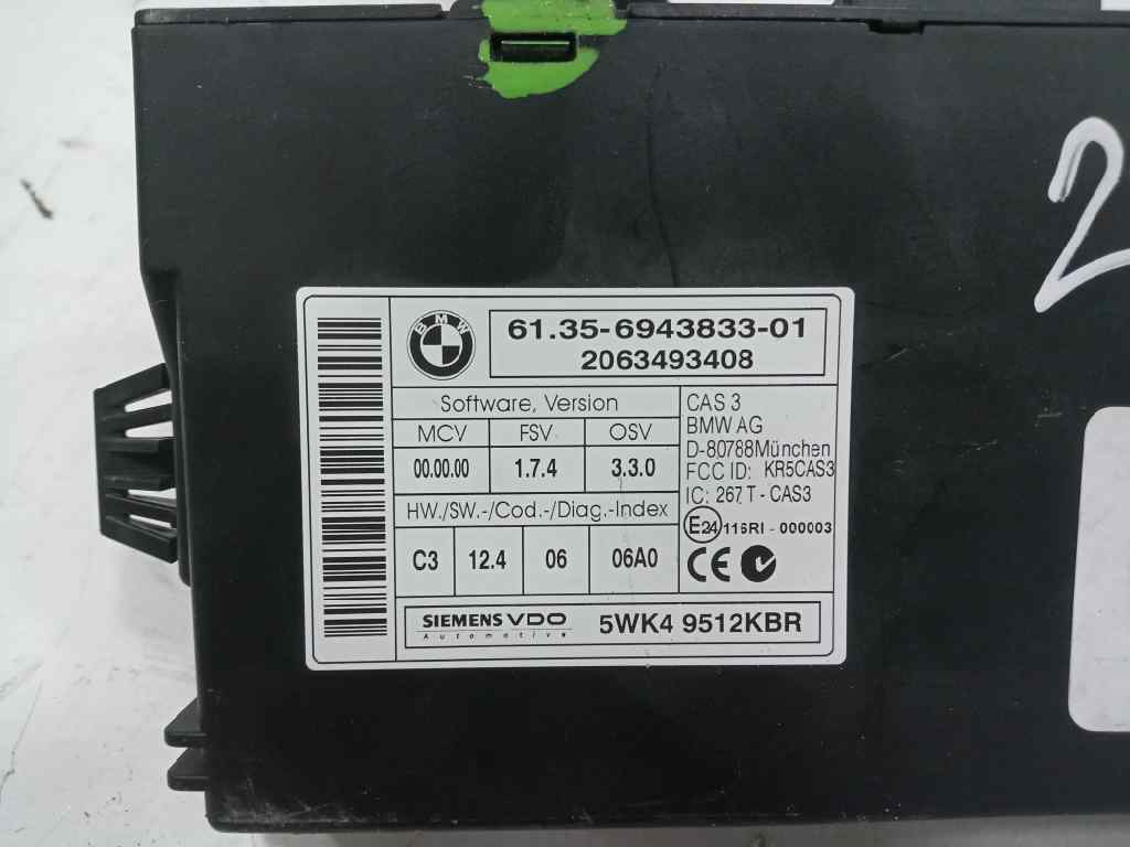  uce ecu   bmw x5 (e70) 3.0d 3.0 turbodiesel cat