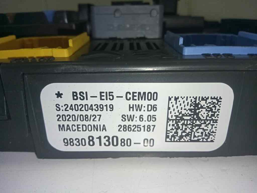  caja reles / fusibles   peugeot 3008 access 1.6 hdi fap